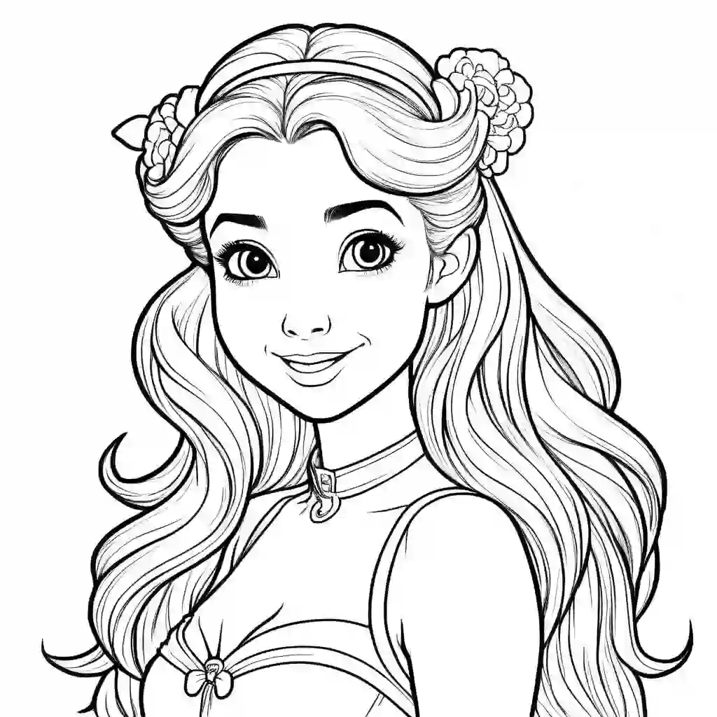 Thumbelina coloring pages
